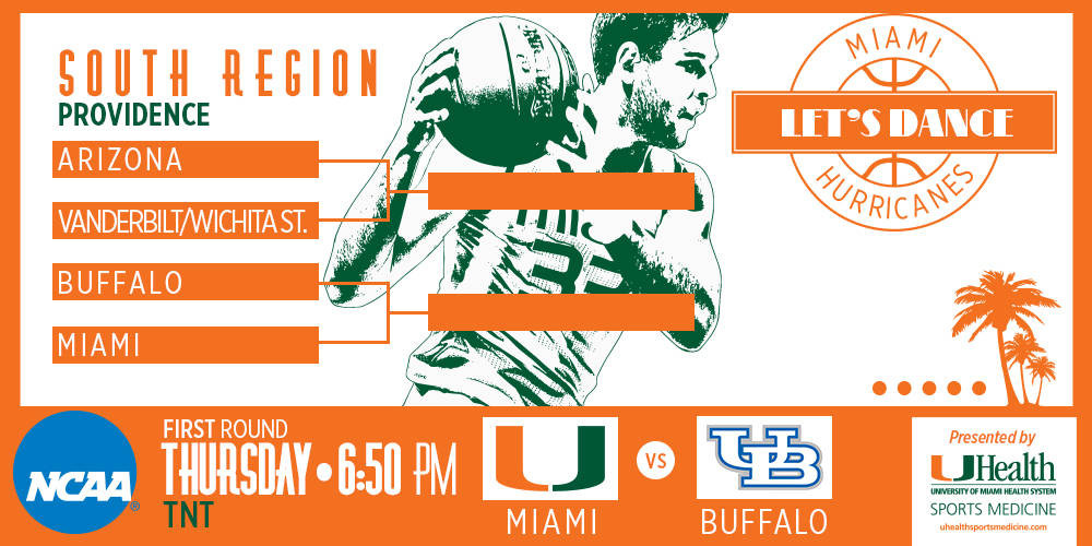 @CanesHoops Earns No. 3 Seed in NCAA Tournament