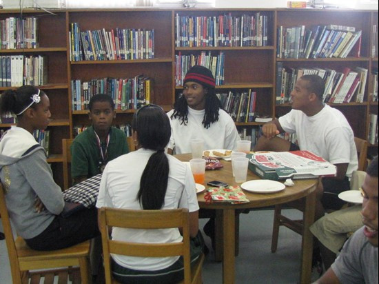 Fun4Kids - Lauryn Williams Mentoring Program South Miami Middle School Visit (12/7/09)