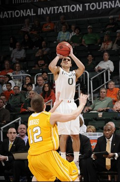 2012 Miami Hurricanes Men's Basketball vs Valparaiso