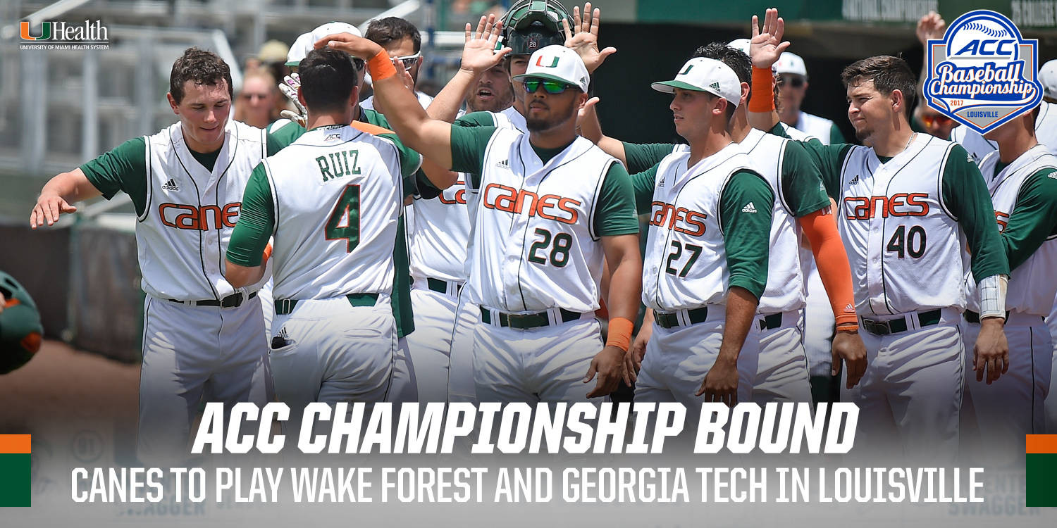 Canes to Open ACC Championship Tuesday vs. GT