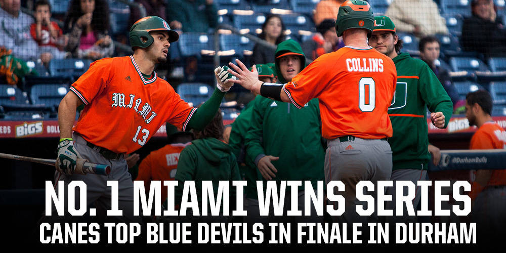 No. 1 Hurricanes Win Seventh Straight Series