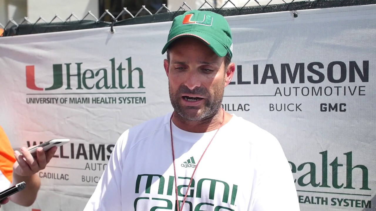 Manny Diaz | Post Practice Interview | 8.2.17