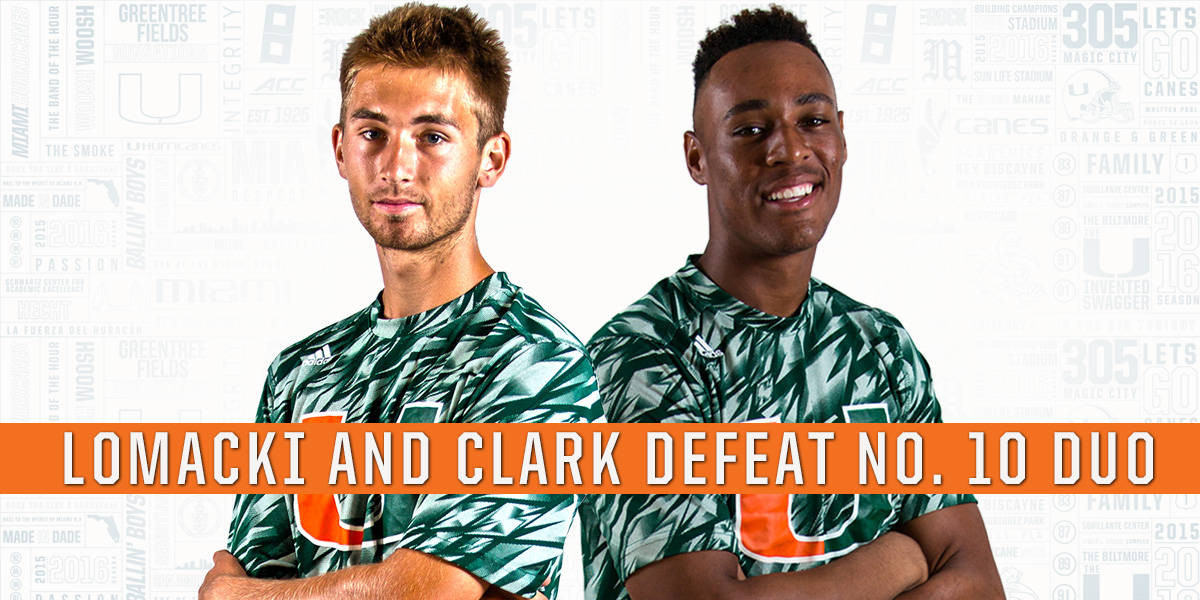 Lomacki/Clark Defeat No. 10 Duo from Virginia