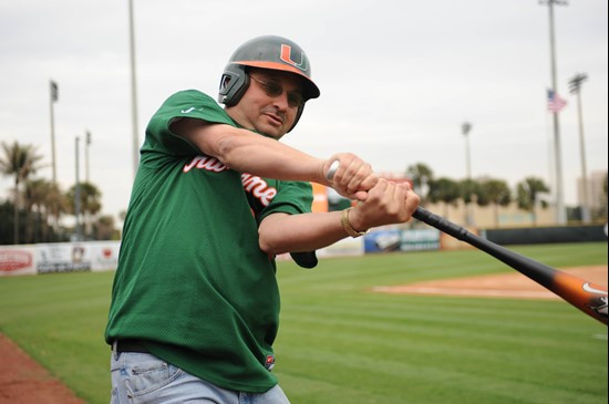 The University of Miami Baseball Team hosted FanFest/Alumni Day at Alex Rodriguez Park on February 12, 2011.  Photos by Steven Murphy/SPN
