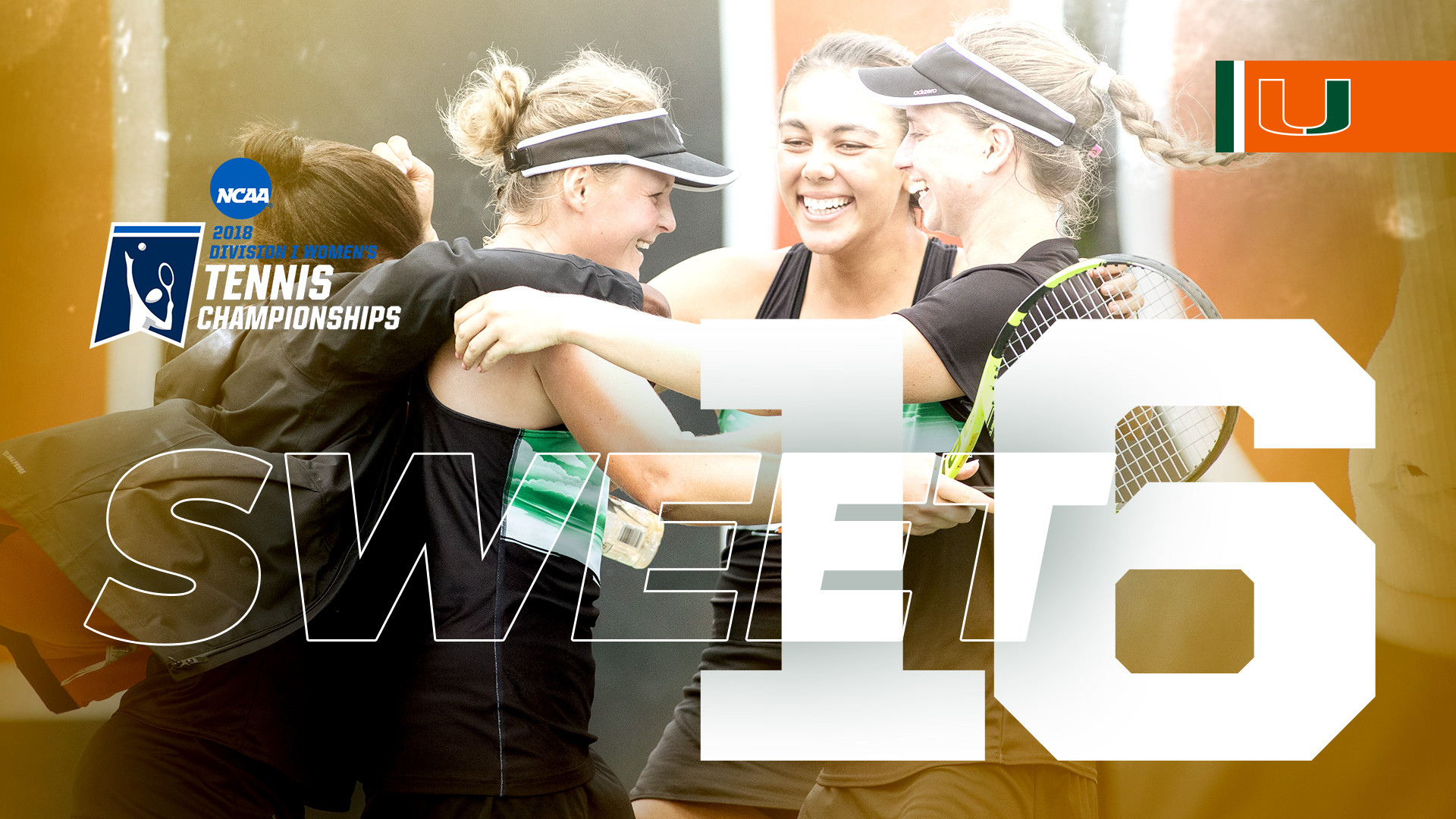 W. Tennis Rallies Past No. 22 UCF, 4-3, to Reach Sweet 16