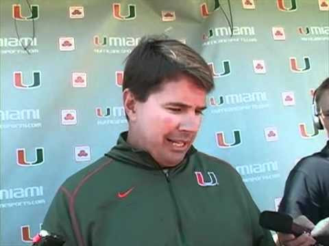 3/24/11 - Coach Golden before Practice