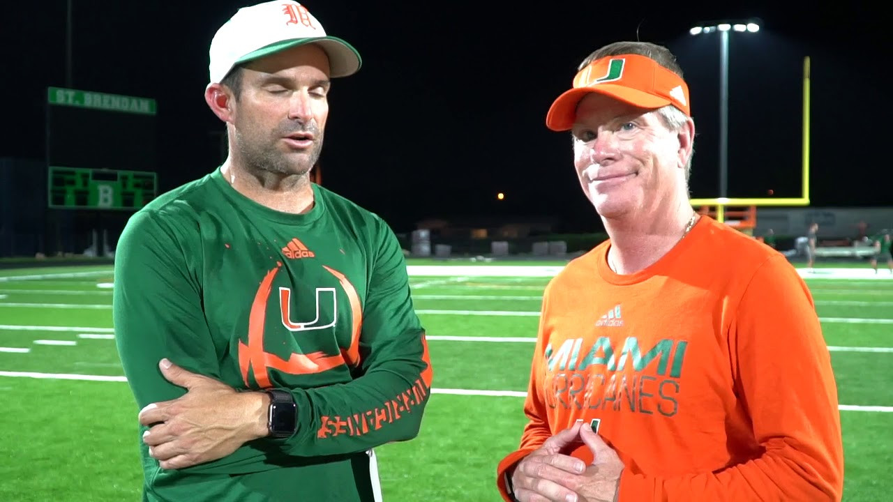 Manny Diaz with Joe Zagacki | Post Scrimmage Presser | 8.10.19