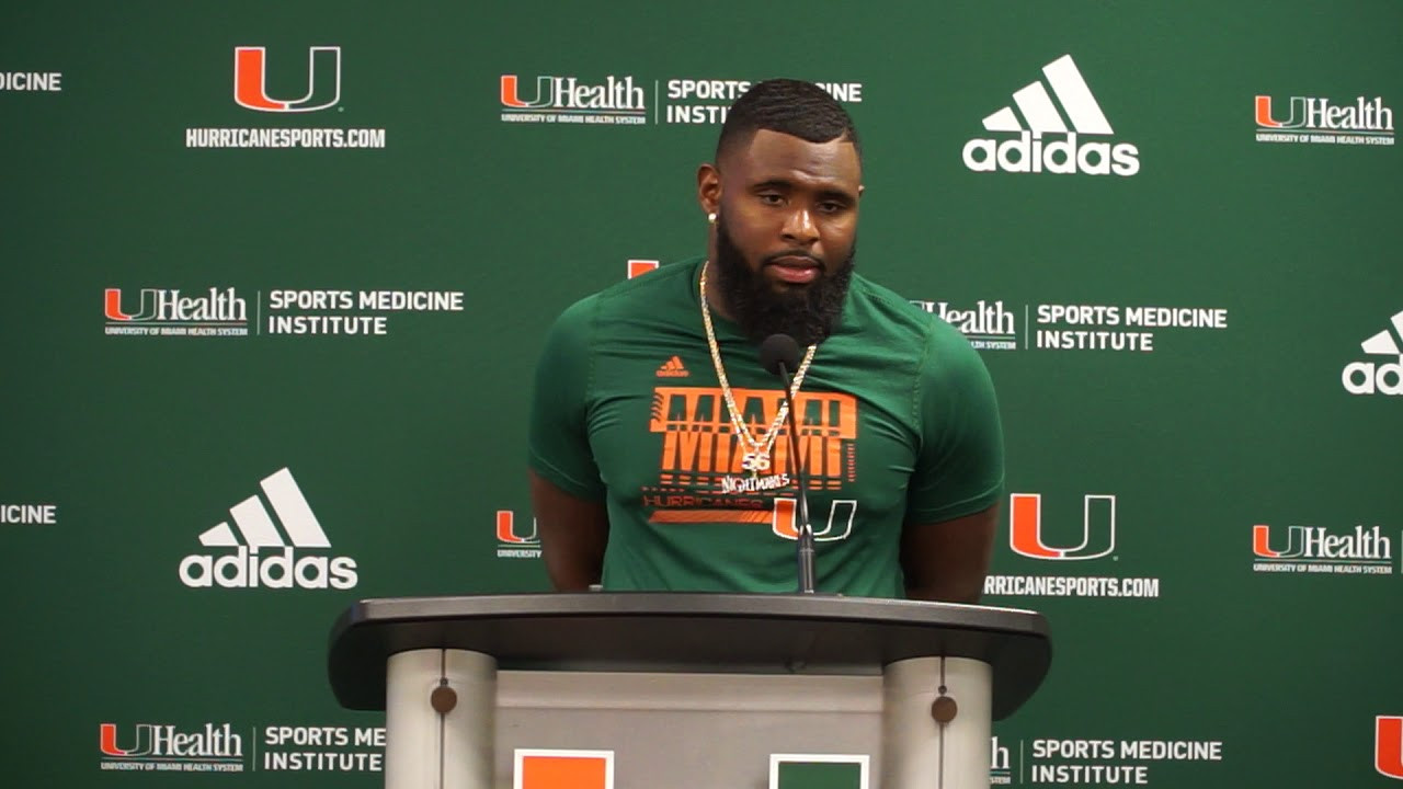Michael Pinckney Postgame Presser | Miami vs. Virginia Tech | 10.05.19