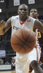 Freshman Powers Hurricanes To 63-58 Win Over Gophers.