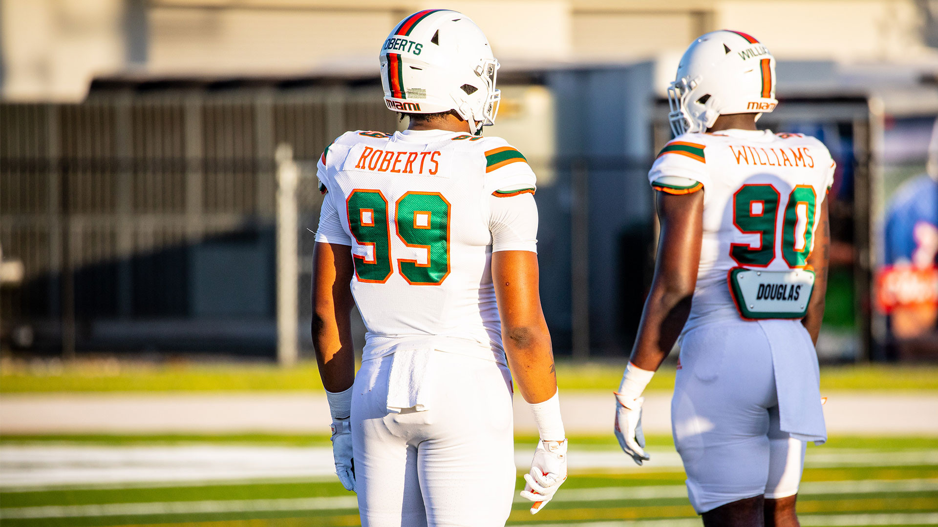 Family and Football Come First for Roberts