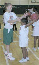 Miami Women's Basketball Team Put On A Free Clinic