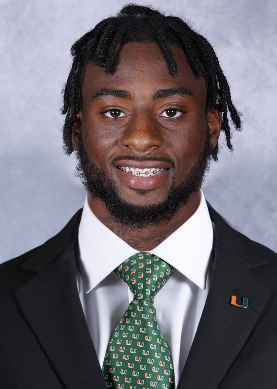 Romello Brinson - Football - University of Miami Athletics