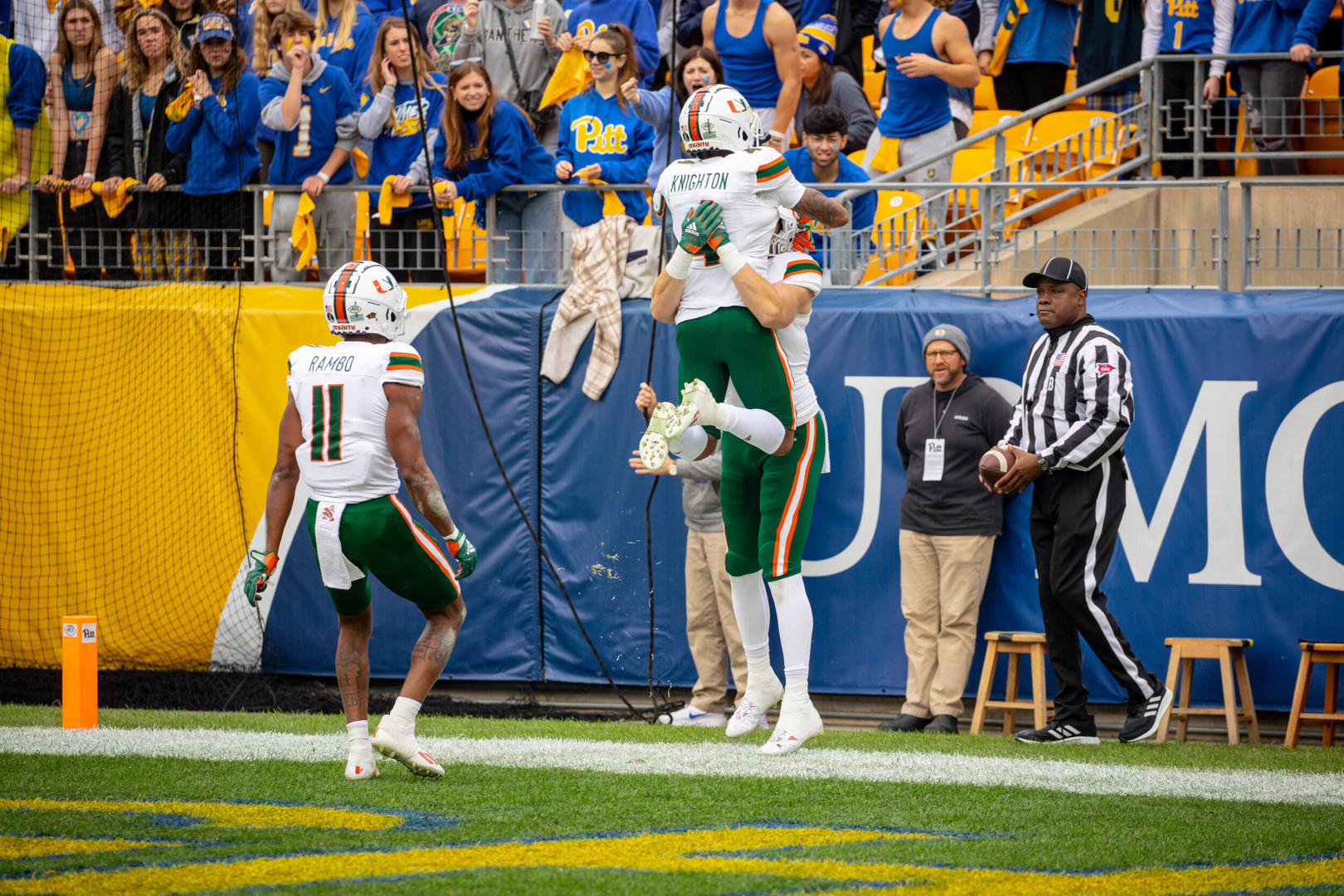 Photo Gallery: Canes Football at Pitt