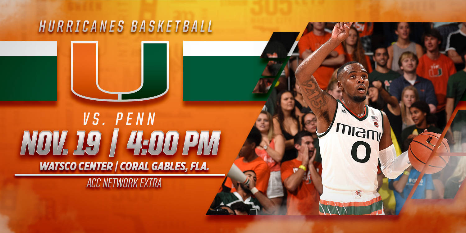 Miami vs. Penn - Nov. 19 - 4 p.m.