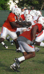 Hurricanes Conclude Week Two with Spring Scrimmage No. 1