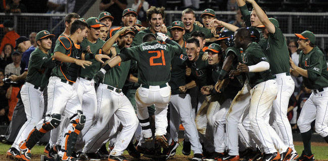 @CanesBaseball in Rain Delay at Season Opener