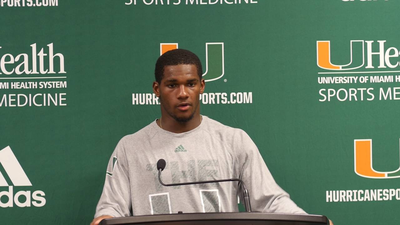 Mark Walton | Post Game Presser | 10.9.16