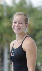 UM Swimming & Diving Defeats FIU and CCSU in Tri-Meet