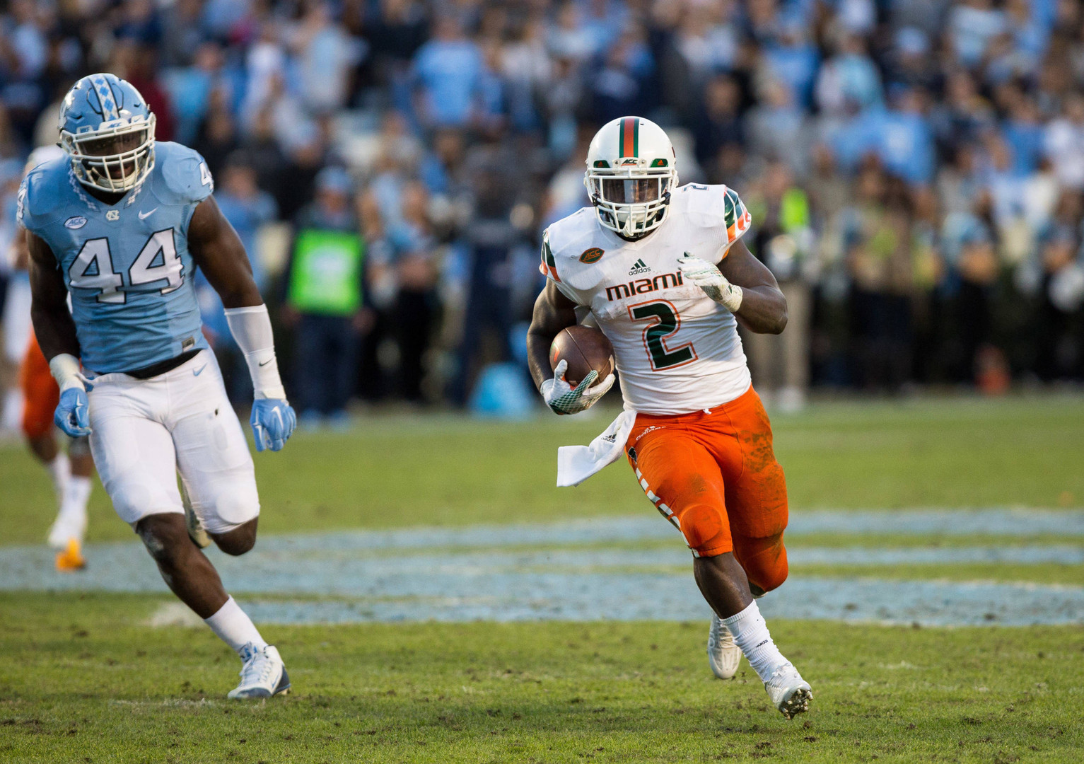 Football Falls at North Carolina