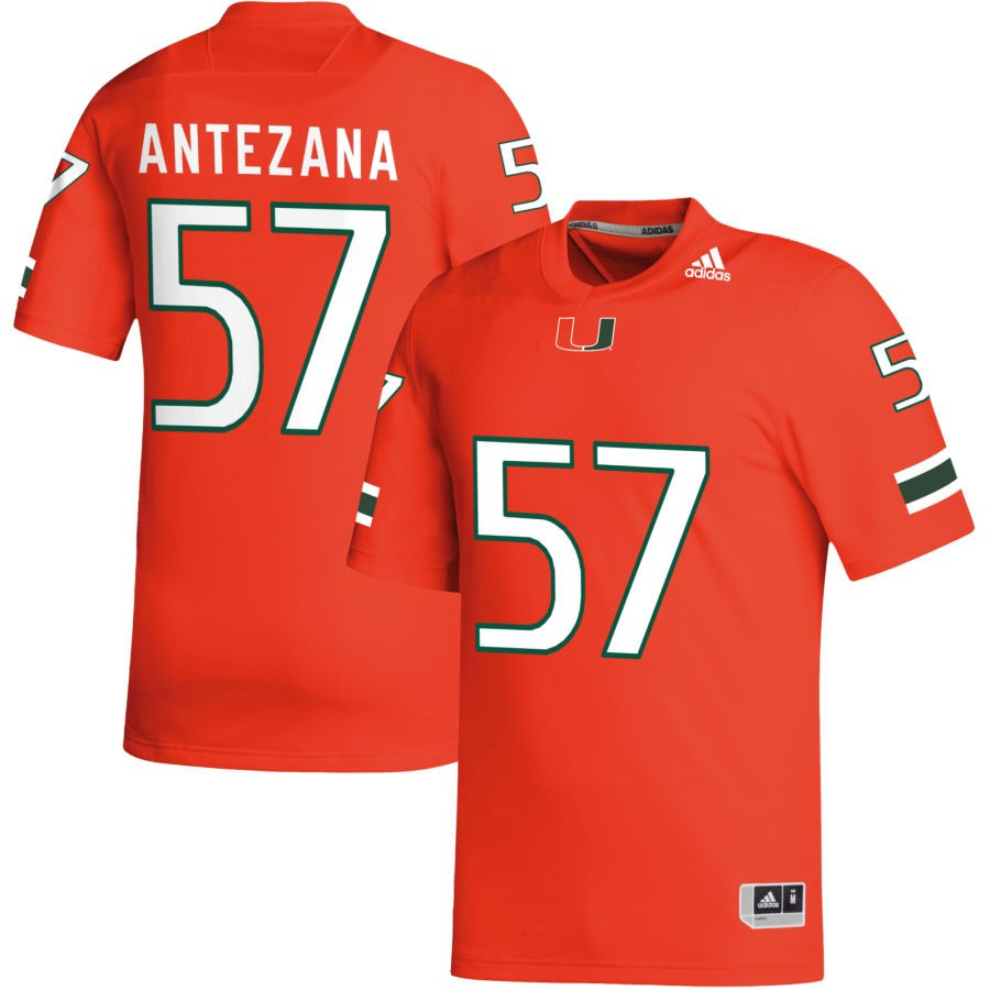 Men's adidas Orange Miami Hurricanes NIL Replica Football Jersey