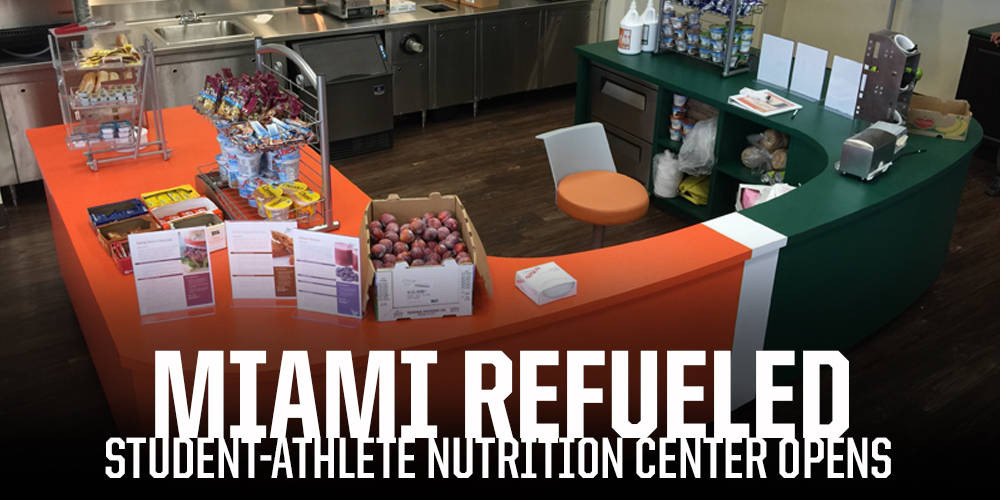 Nutrition Center Opens for Student-Athletes