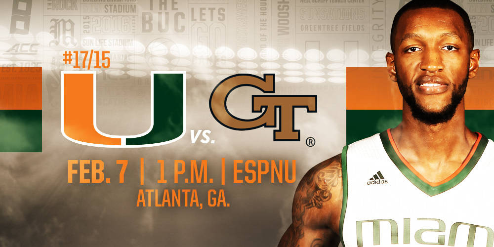 Game Day: #17/15 Miami at Georgia Tech