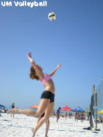 Volleyball Takes Part in Collegiate Beach Challenge