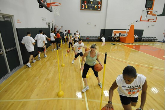 Miami women's basketball held its annual Fantasy Camp Monday night at the Fieldhouse.