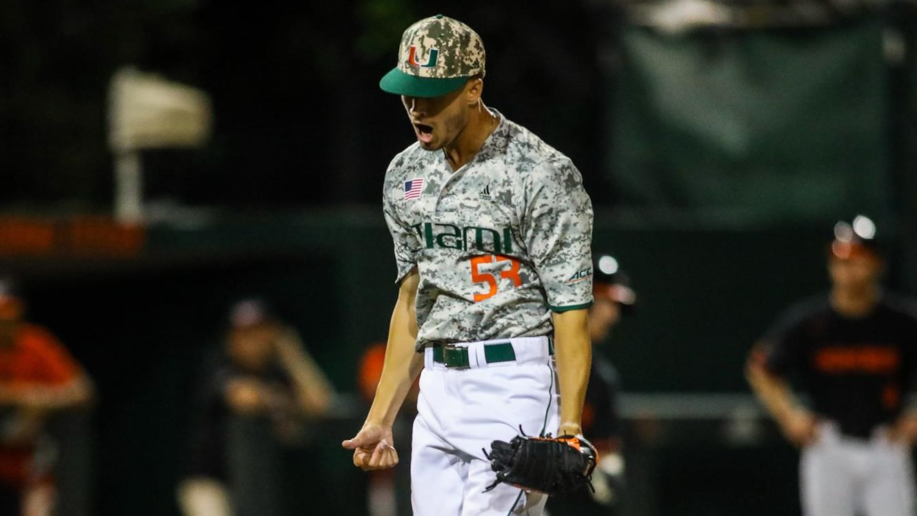 Van Belle Excels as No. 24 Canes Blank VT, 1-0