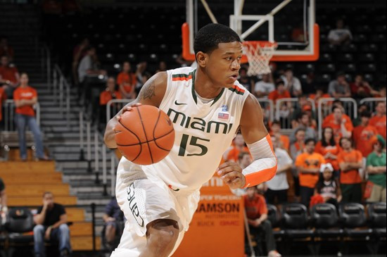 2012 Miami Hurricanes Men's Basketball vs Boston College
