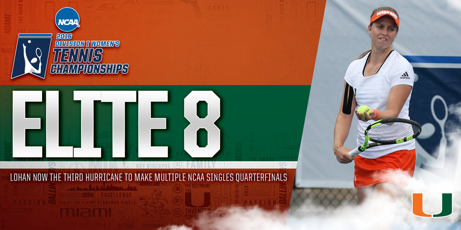 ELITE EIGHT! Lohan Again Reaches NCAA Quarters
