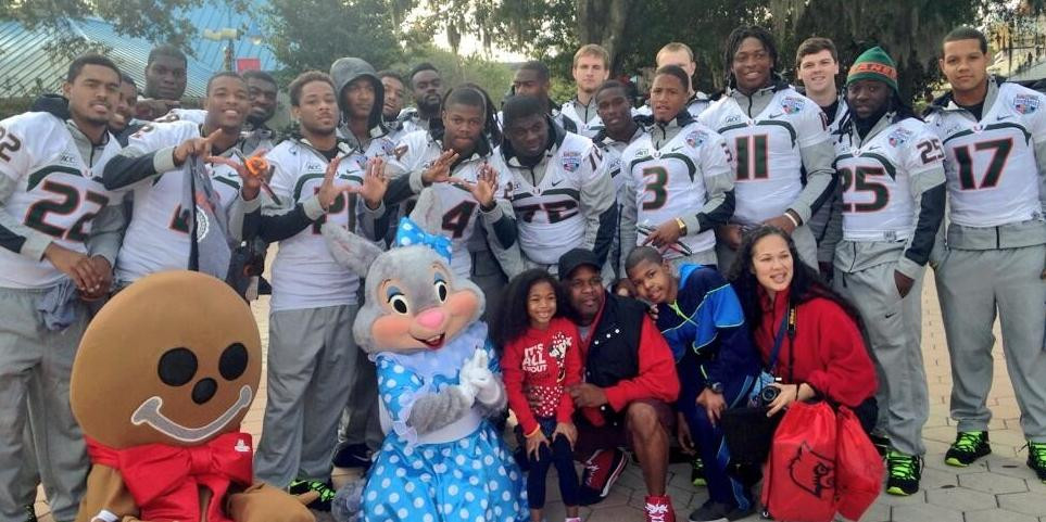 #Canes Visit Give Kids The World Village