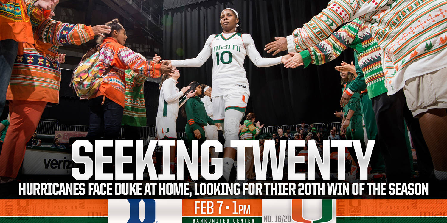 @CanesWBB Ready to Host Duke at the BUC
