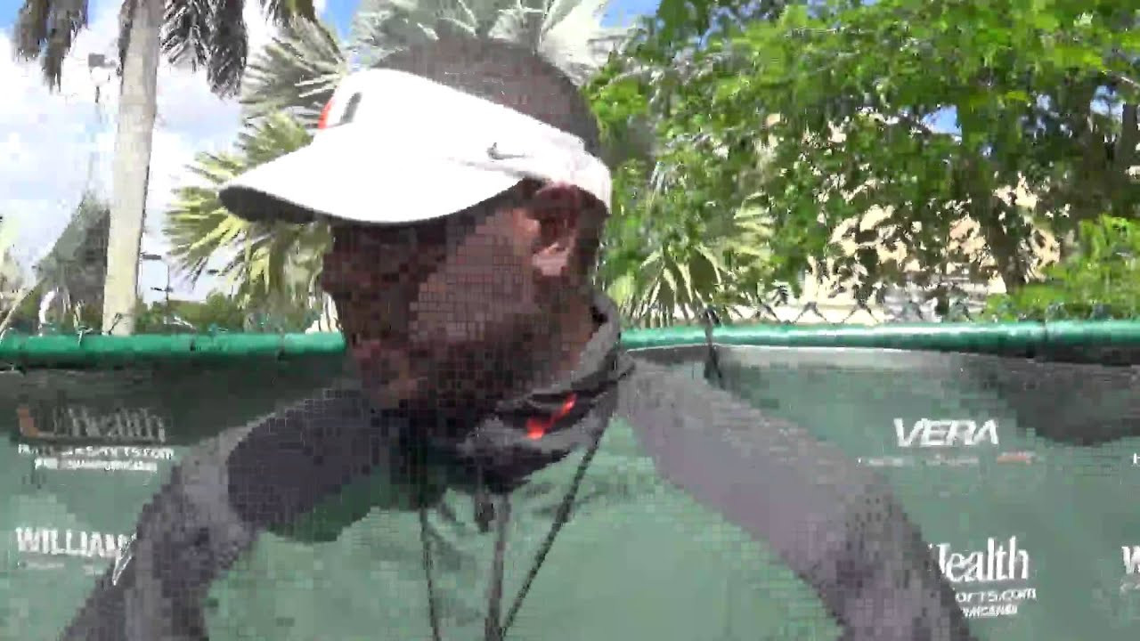 Tight Ends Coach Larry Scott - Spring Practice (March 3)