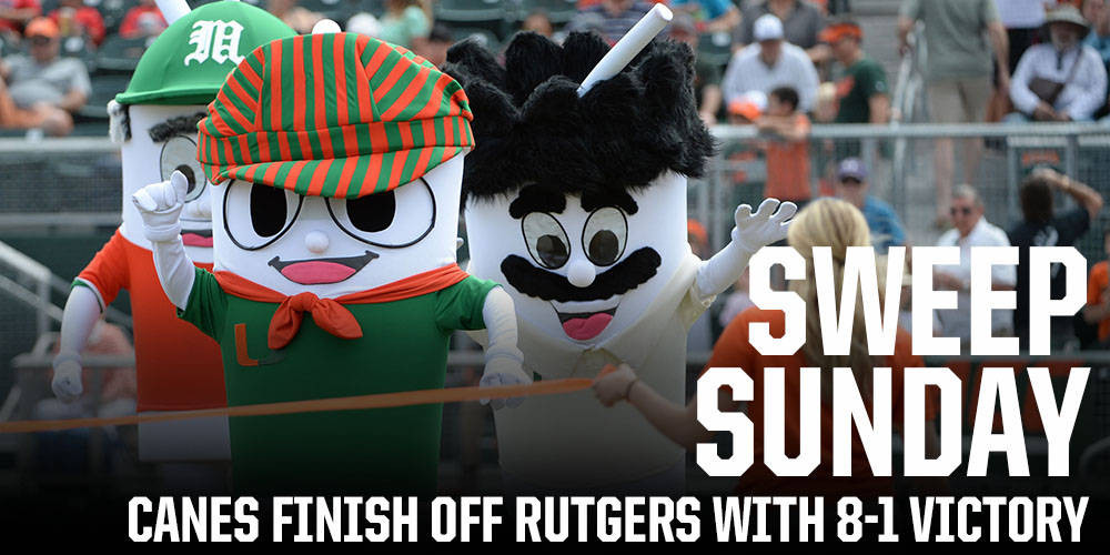 Baseball Finishes Off Sweep of Rutgers With 8-1 Win