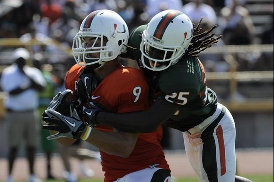 2011 Miami Hurricanes Spring Football @ Traz-Powell