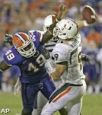 Hurricanes Fall to Gators 26-3