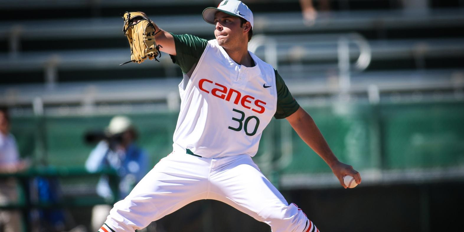 Suarez Dominant in @CanesBaseball Victory
