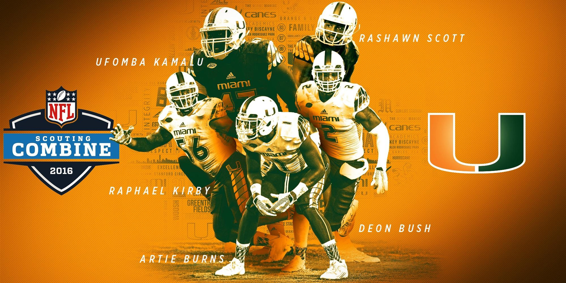 Five Canes Invited to 2016 NFL Combine