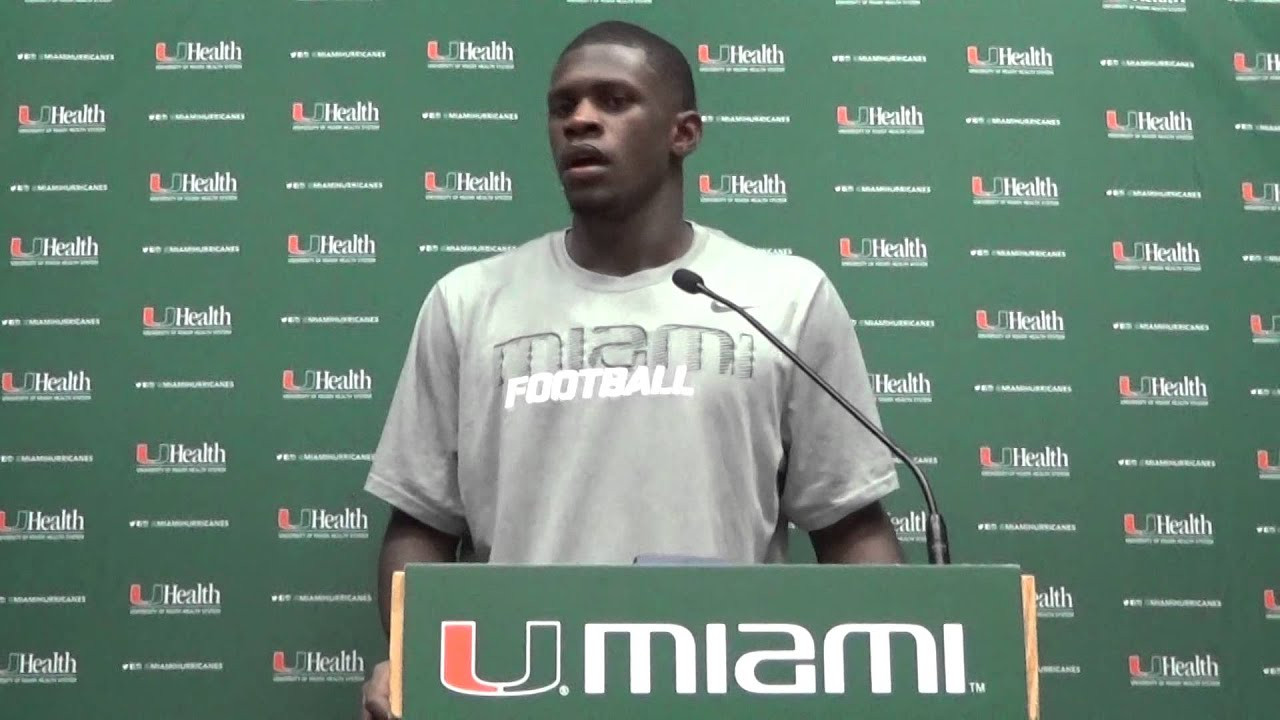Wide Receiver Herb Waters - Duke Postgame (Sept. 27)