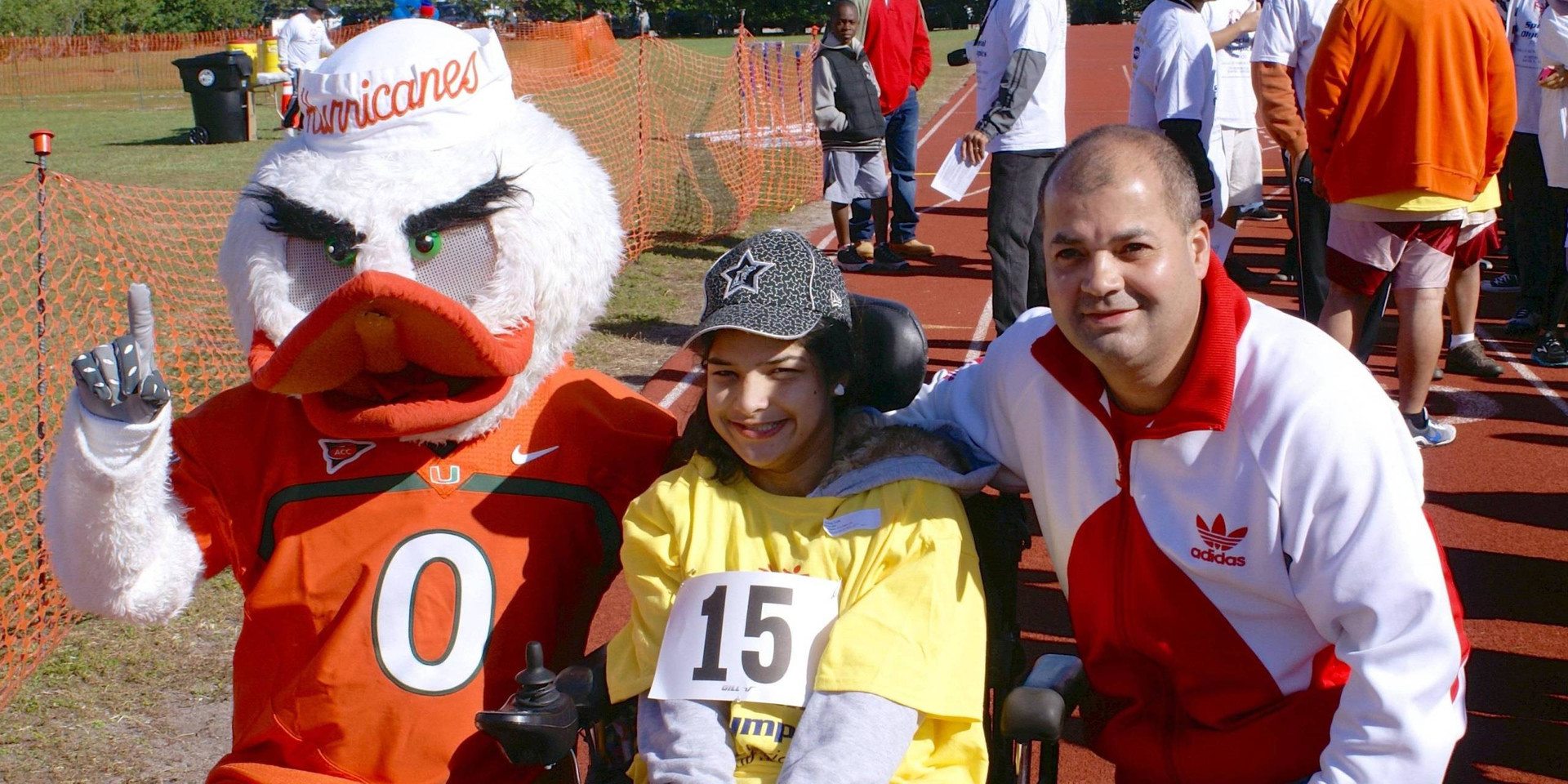 Sebastian Cheers on Special Olympics Athletes