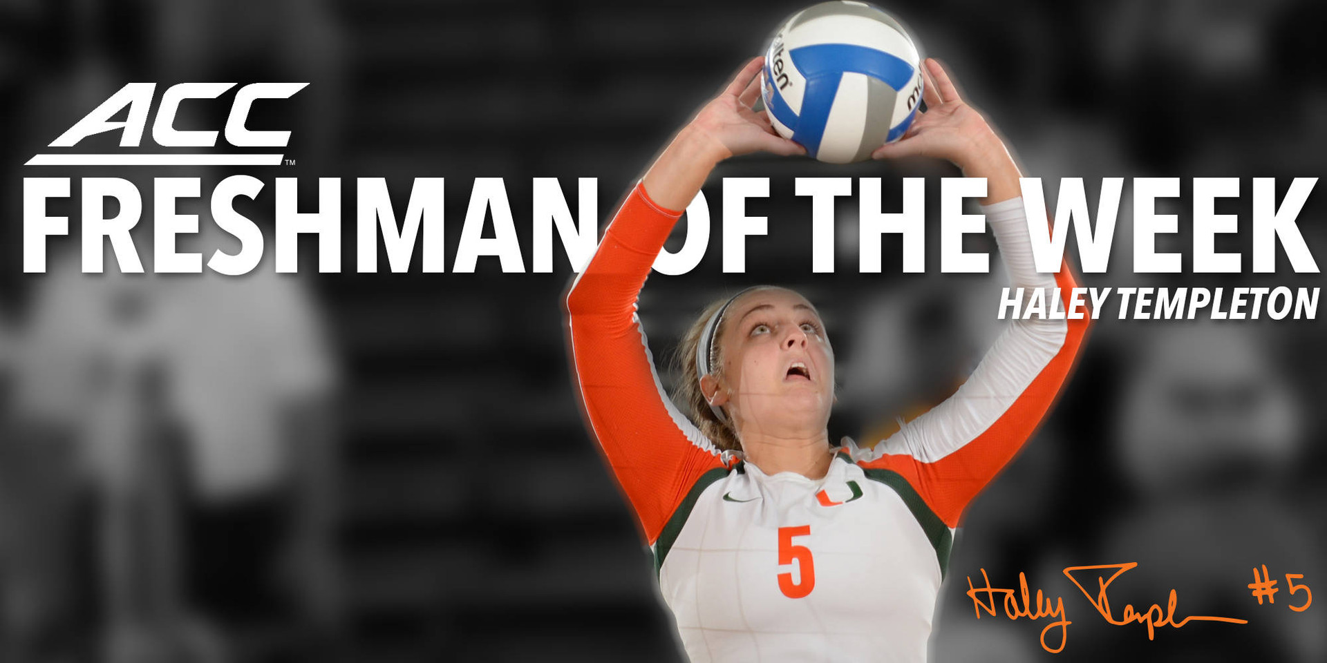 Templeton Named ACC Freshman of the Week