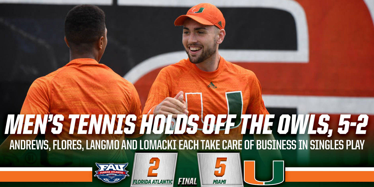 Miami Takes Care of Business against FAU