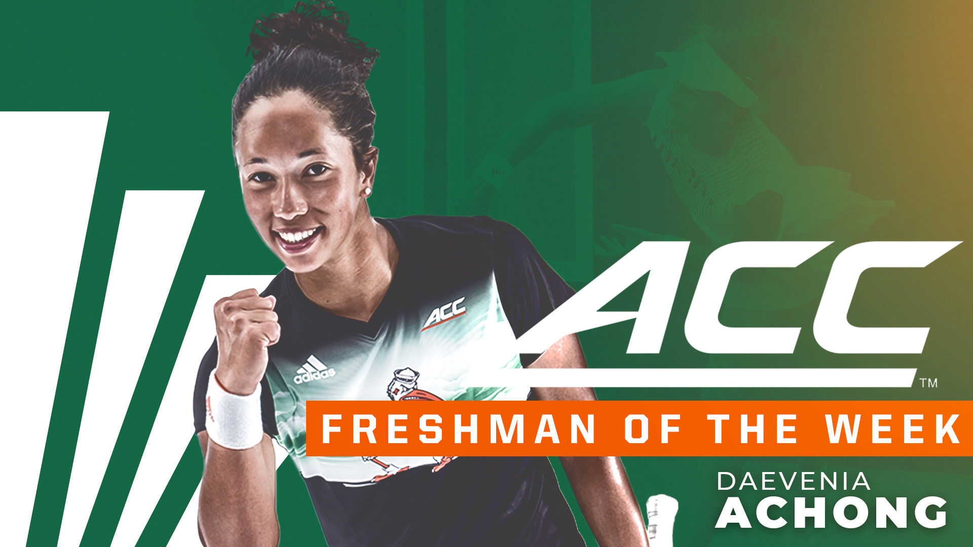 Achong Earns Fourth ACC Freshman of the Week Honor