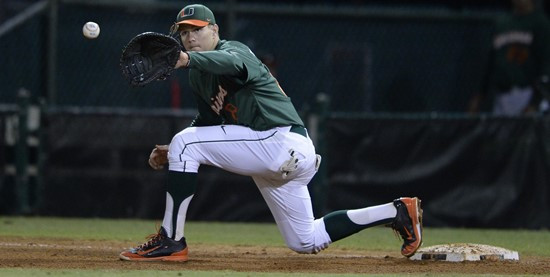 Miami vs. Boston College (March 8, 2014) - Game Two. Photo by Richard Lewis.