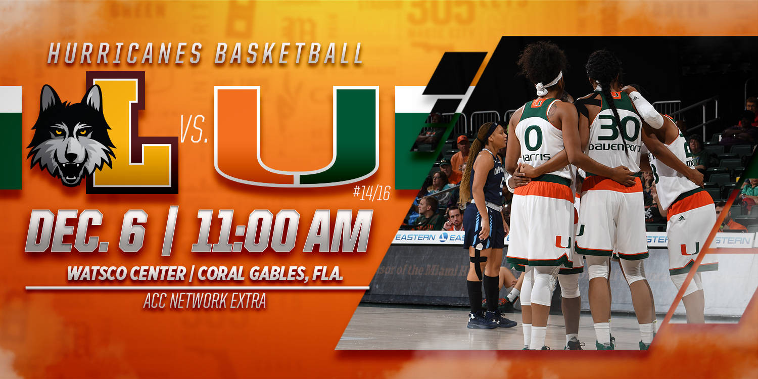 @CanesWBB Faces Loyola on Elementary School Day