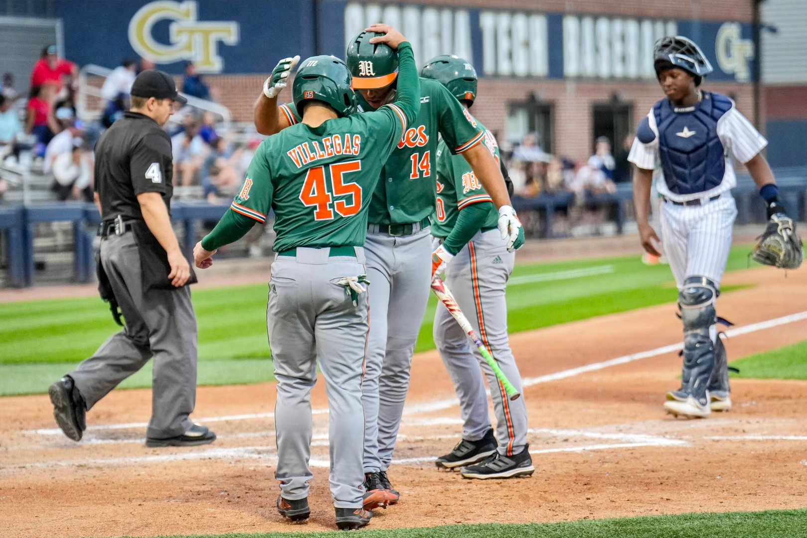 Miami Rallies to Win Series Opener at Georgia Tech