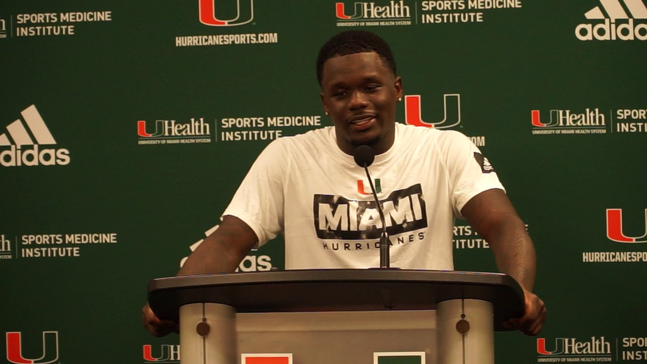 Trajan Bandy Postgame Presser | Miami vs. Virginia | 10.11.19