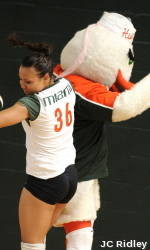 UM Volleyball Digs Pink for Breast Cancer Awareness