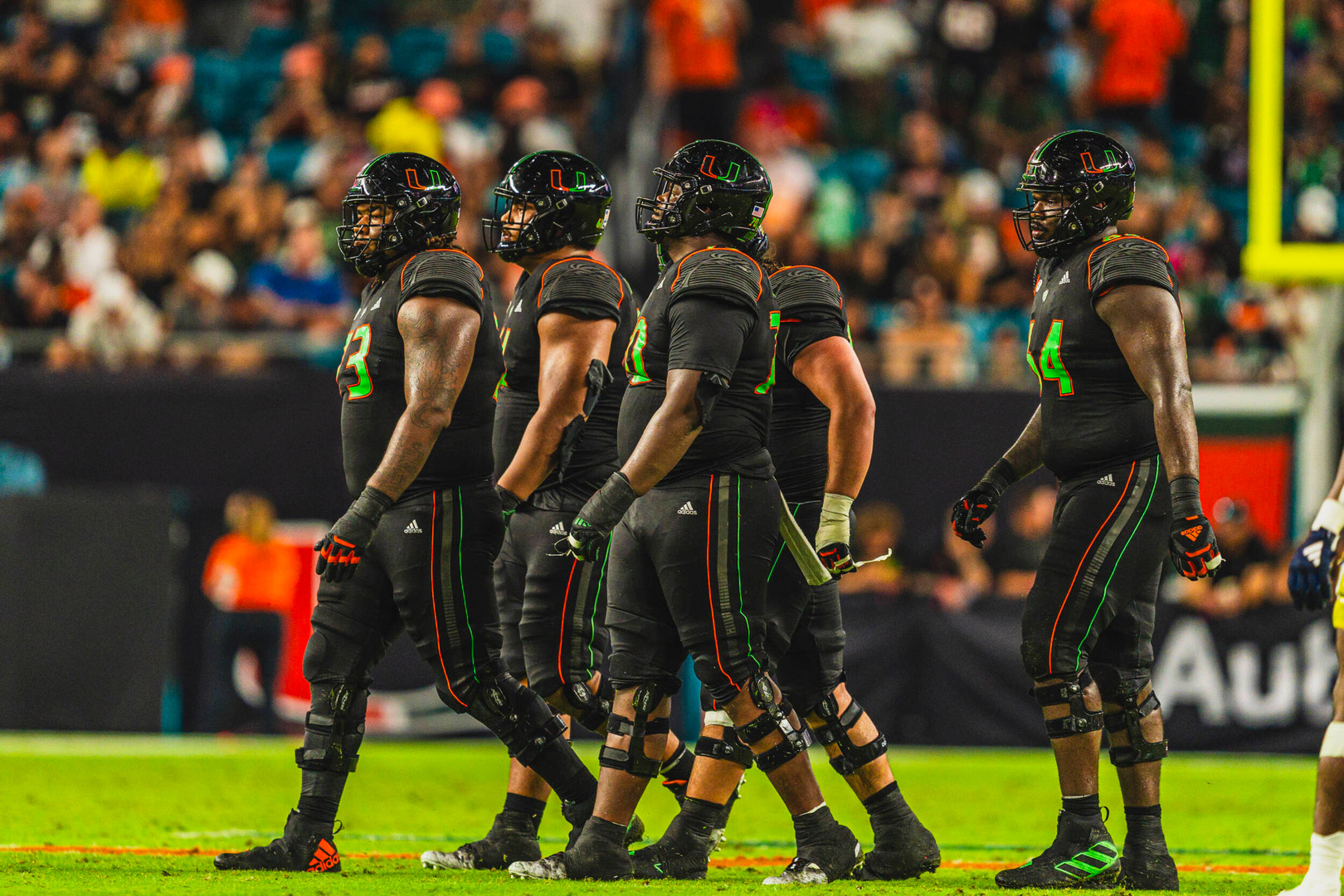 Offensive Line Named to Joe Moore Honor Roll